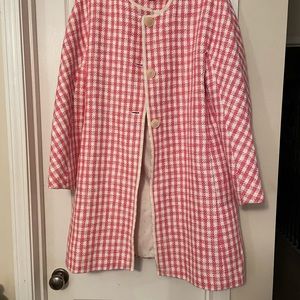 Gorgeous Kate Spade Overcoat it goes with the twill dress same pattern